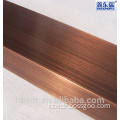wire drawing /sandblasting / powder coated bronze anodized surface treatment aluminium profiles
